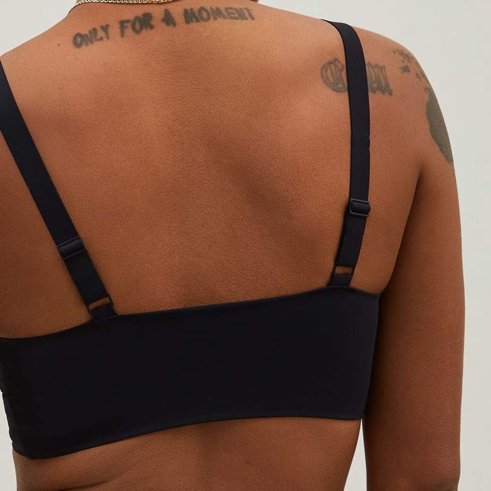 NWT Everlane Black The Invisible Bra - Picture 2 of 3